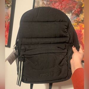PINK Victoria's Secret Classic Black Backpack